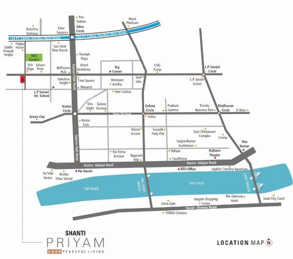 Location Plan shanti-priyam Location Plan