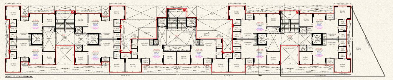  svs hi stories Block B Cluster Plan For 12th Floor