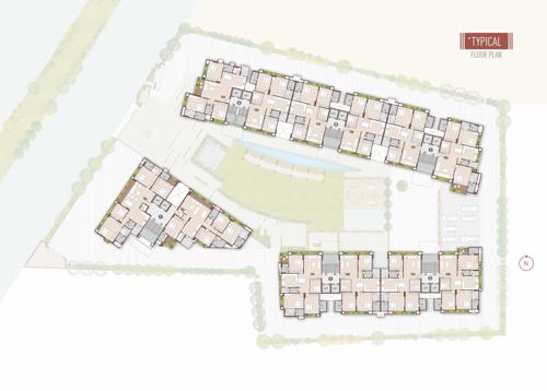  spinoza-enclave Block A To F Cluster Plan for Typical  Floor