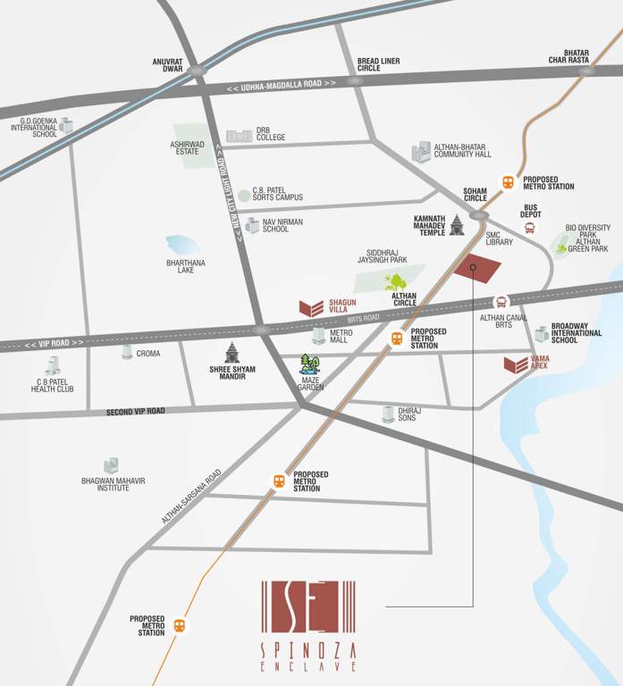  spinoza enclave Location Plan