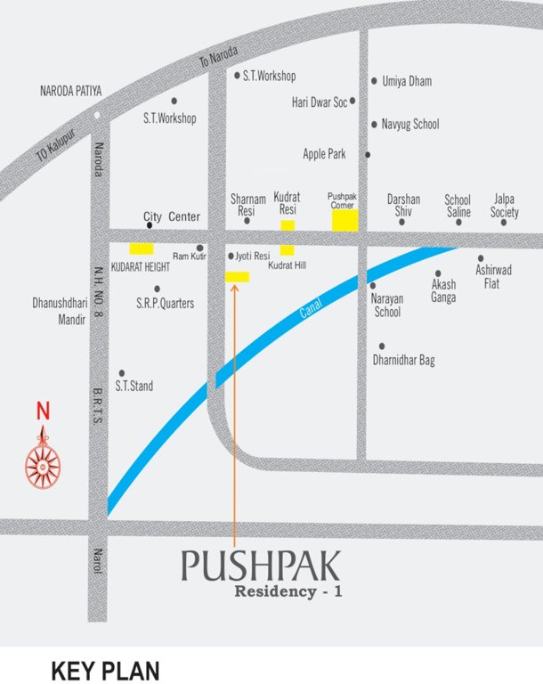  pushpak residency 1 Location Plan