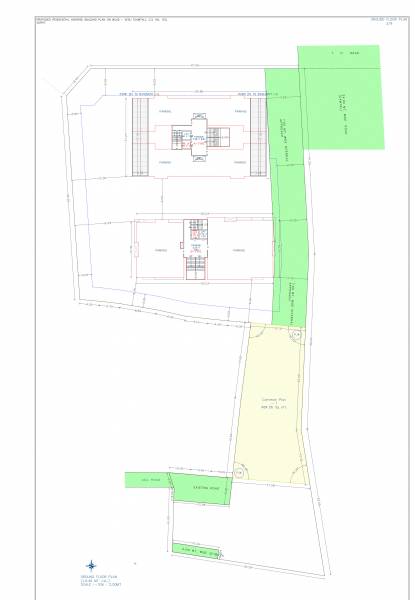  spatious Block A And B Cluster Plan for ground Floor