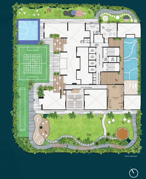  gajra bhoomi serenity Master Plan