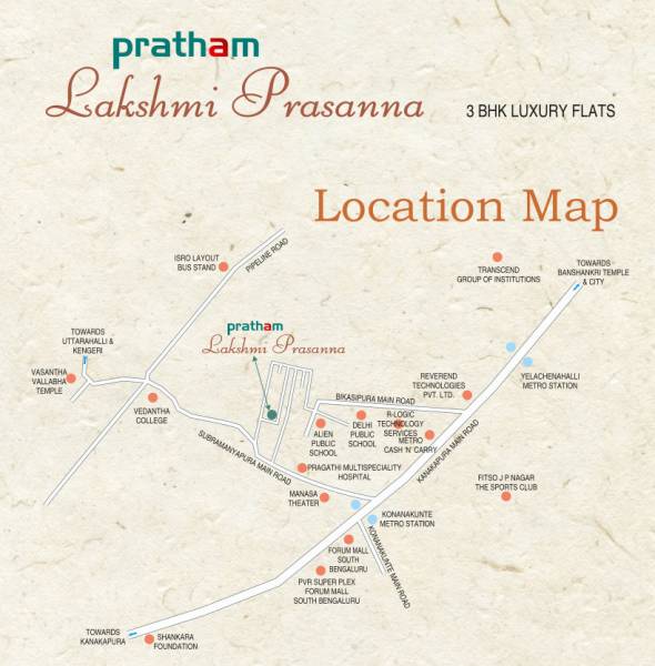  pratham-sri-laxmi-prasanna Location Plan