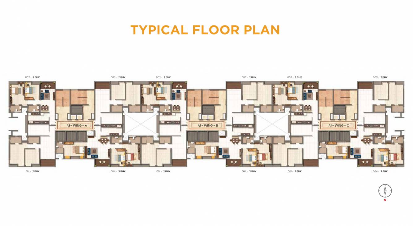  parc residences a2 Cluster Plan