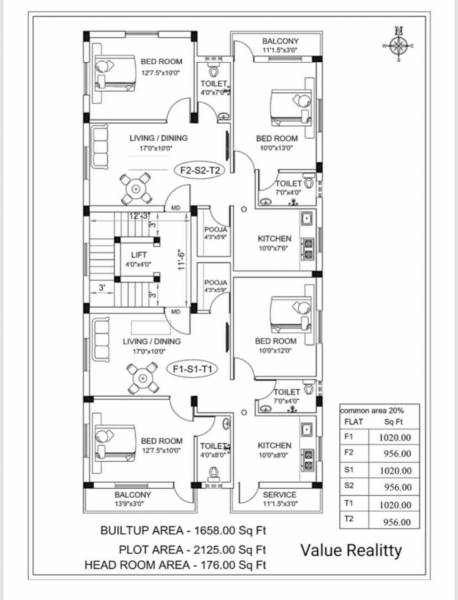  mmk-apartment MMK Apartment Cluster Plan from 1st to 3rd Floor