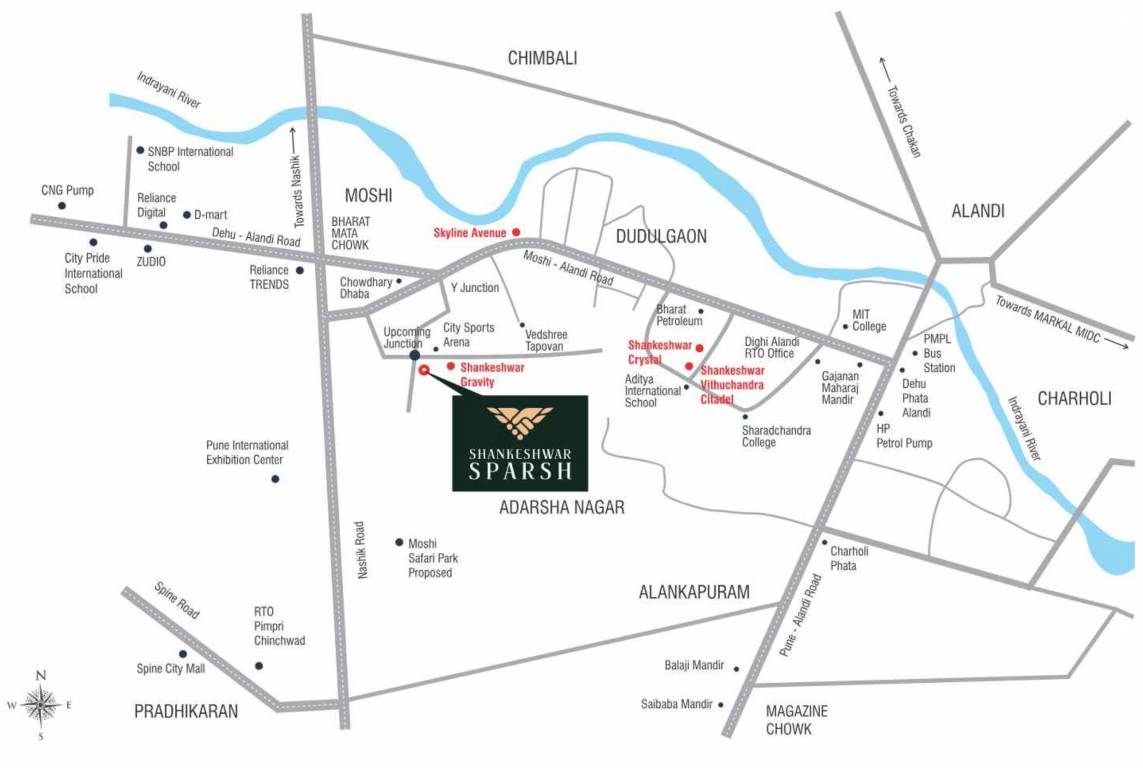  shankeshwar sparsh Location Plan