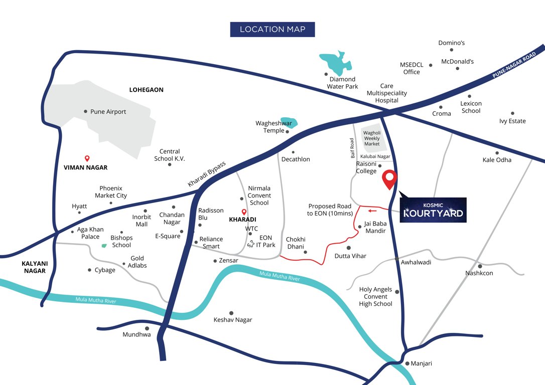  kosmic kourtyard phase 2 Location Plan