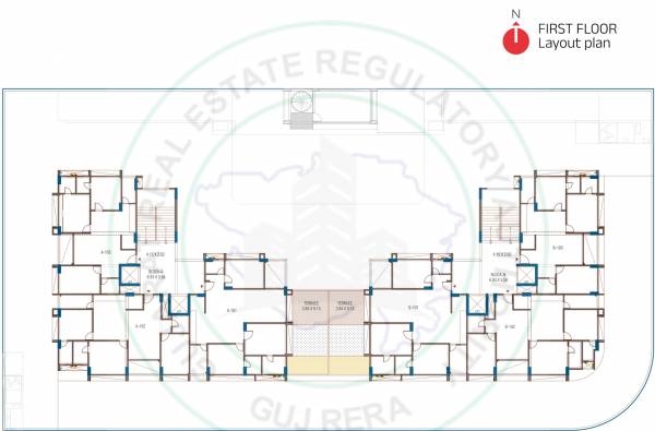  zest A + B Cluster Plan For 1st Floor