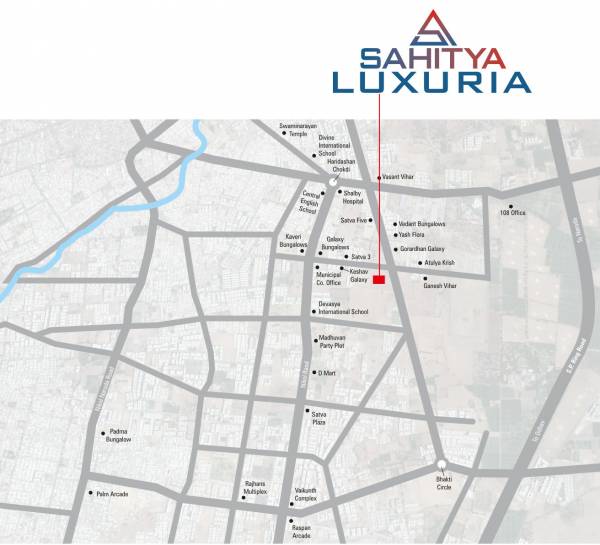  sahitya-luxuria Location Plan