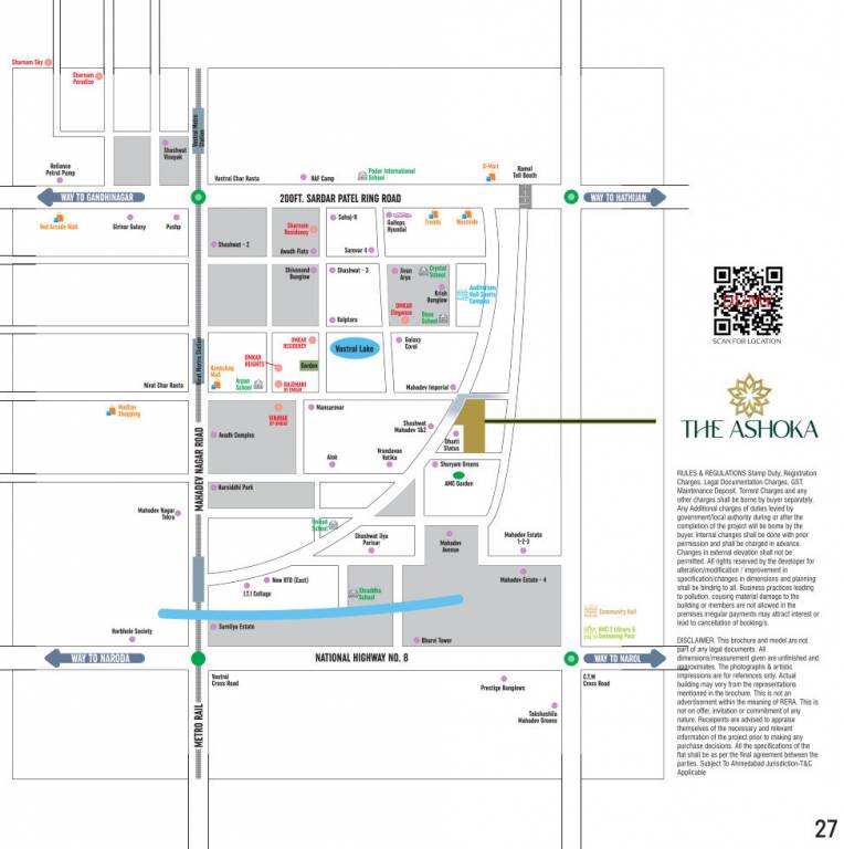  the ashoka Location Plan