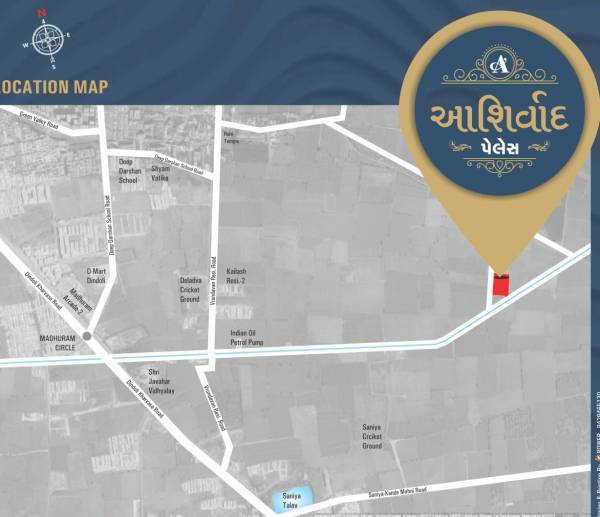  ashirwad-palace Location Plan