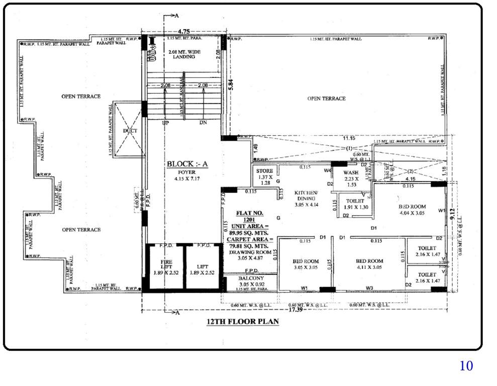  ananta premium living Ananta Premium Living Cluster Plan for 12th Floor