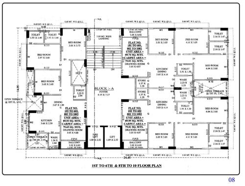  ananta-premium-living Ananta Premium Living Cluster Plan from 1st to 8th Floor