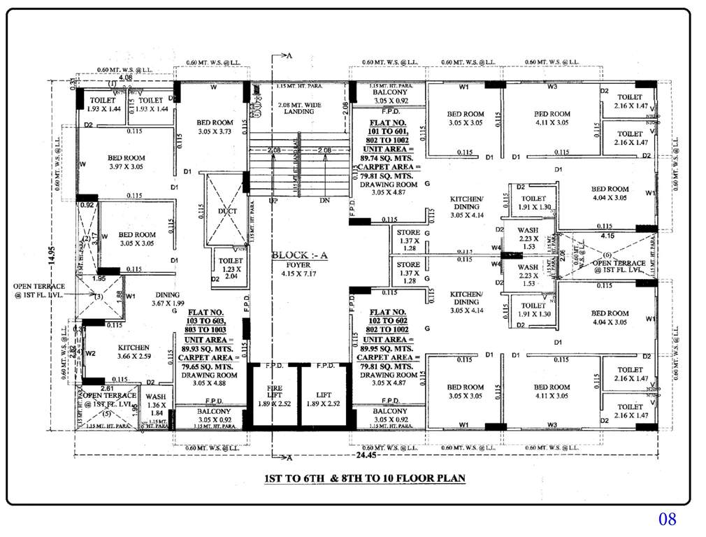 ananta premium living Ananta Premium Living Cluster Plan from 1st to 8th Floor