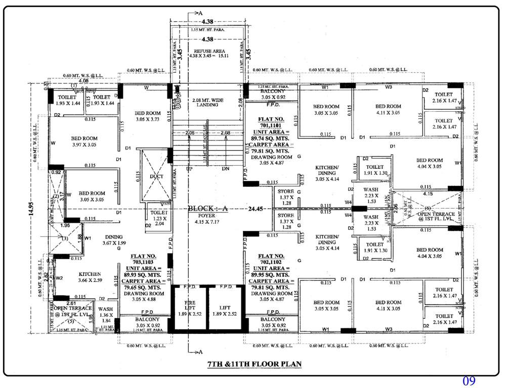  ananta premium living Ananta Premium Living Cluster Plan from 7th to 11th Floor