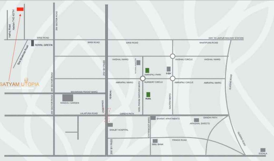  utopia Location Plan