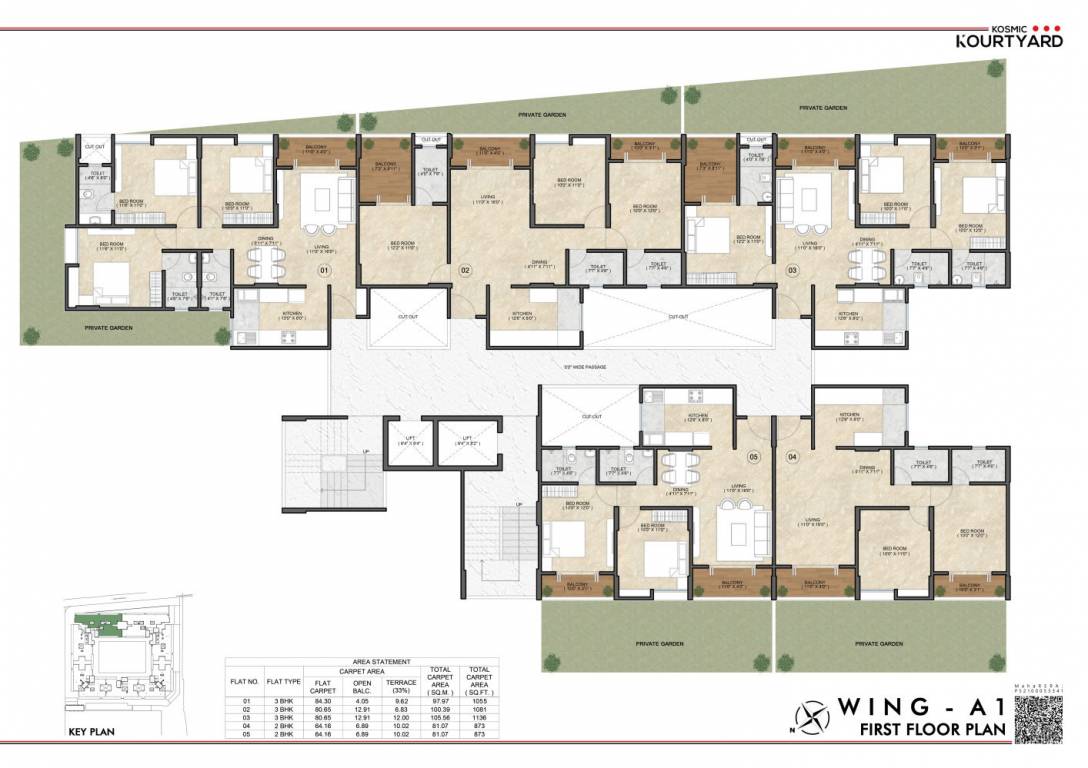  kosmic kourtyard phase 2 1 Cluster Plan