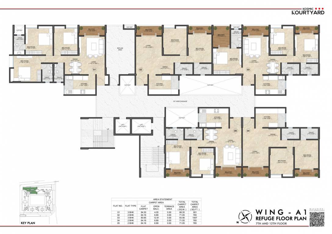  kosmic kourtyard phase 2 1 Cluster Plan