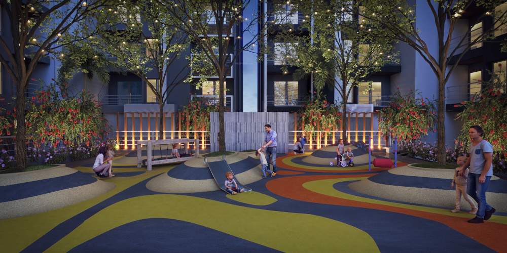  kosmic kourtyard Children's play area