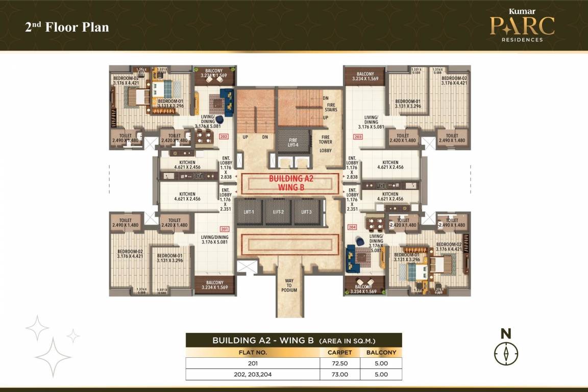  kumar parc residences 1 Cluster Plan