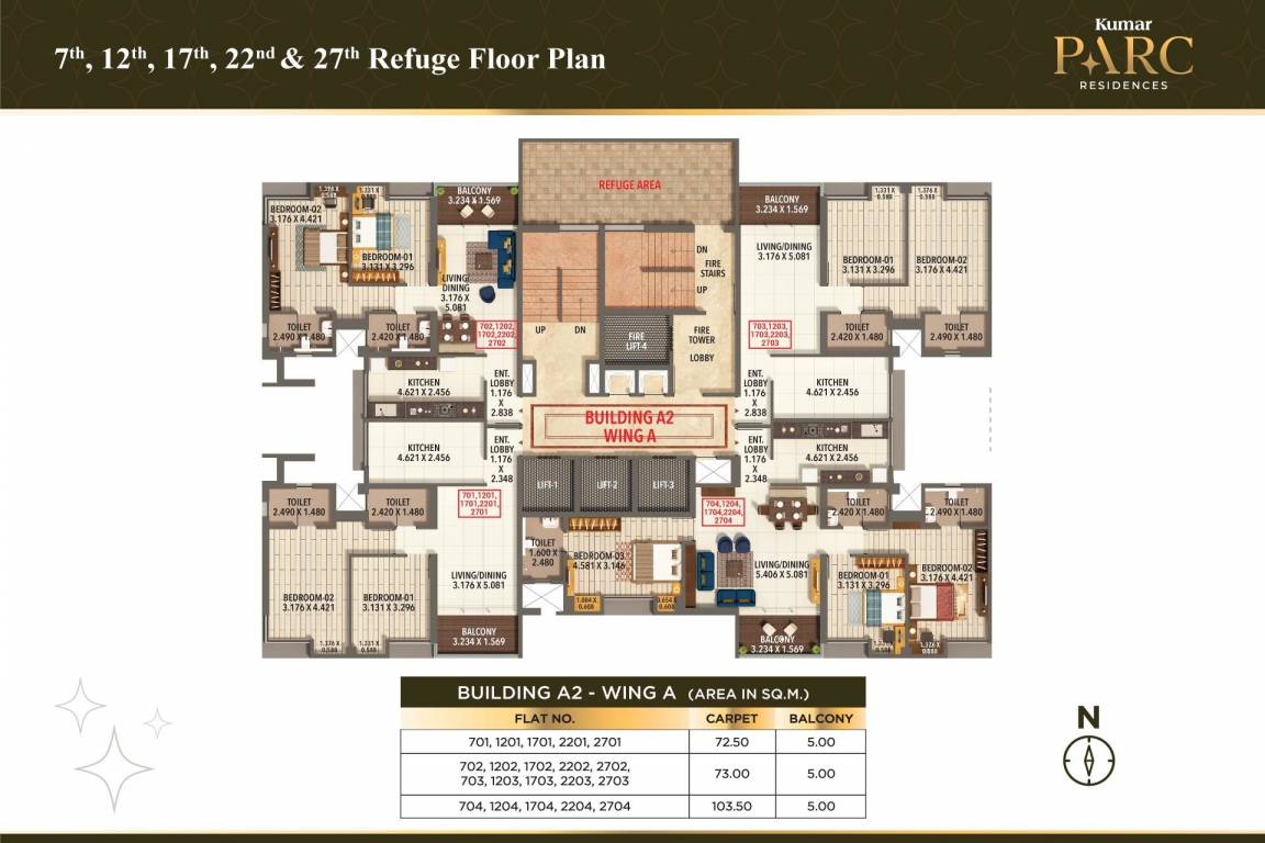  kumar parc residences 1 Cluster Plan