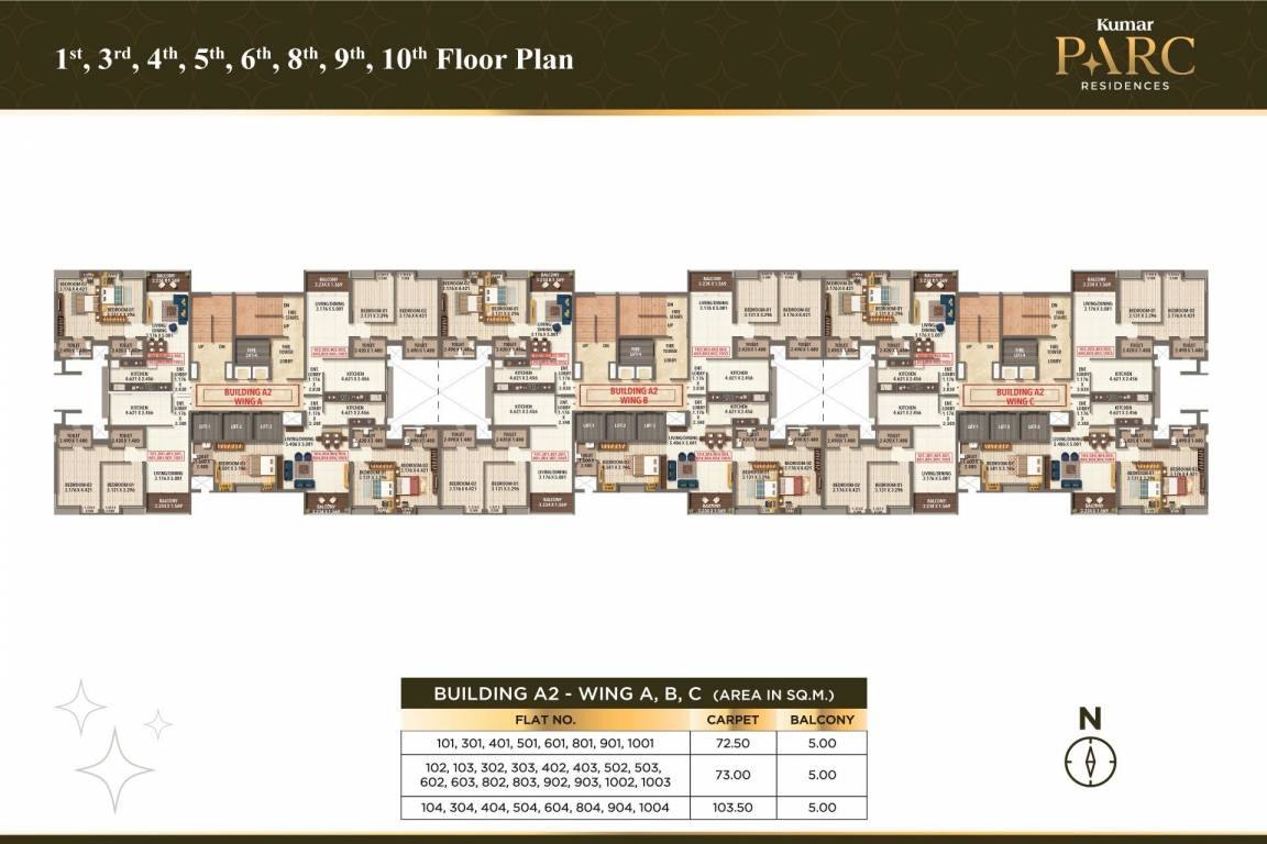  kumar parc residences 1 Cluster Plan