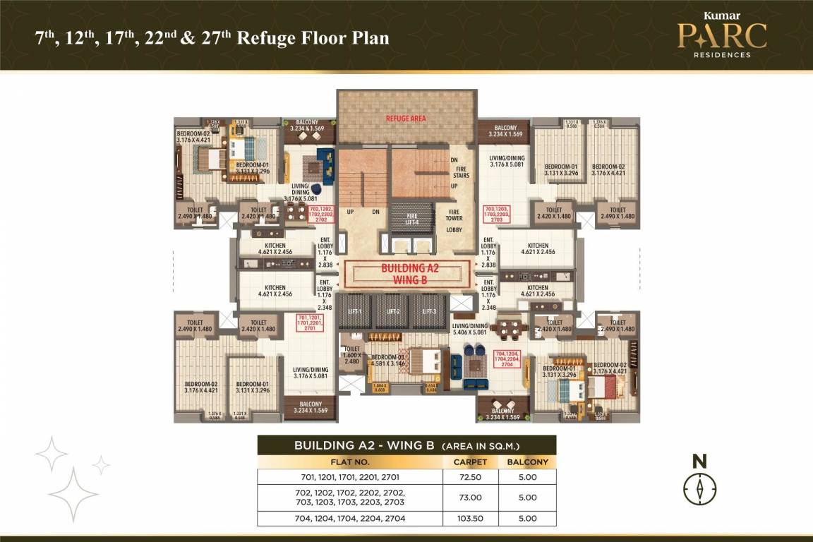  kumar parc residences 1 Cluster Plan