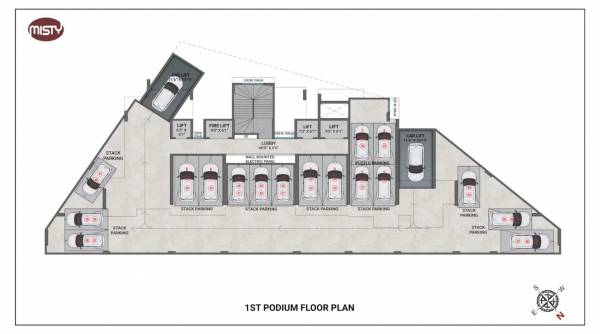  heights Heights Cluster Plan for 1st Floor