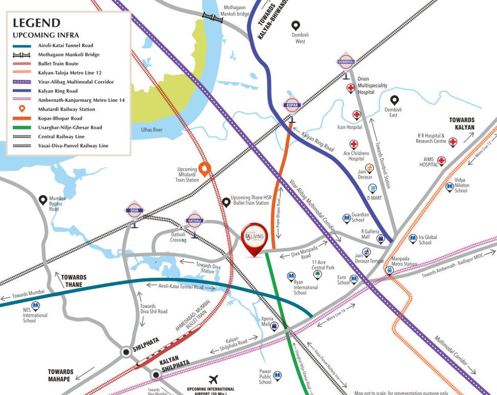  balaji classica athena and iris Location Plan