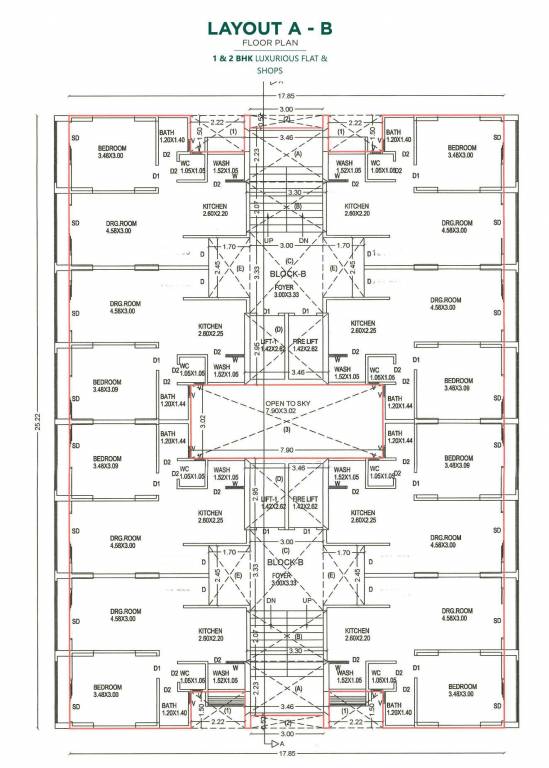  royal A & B Ground Cluster Plan