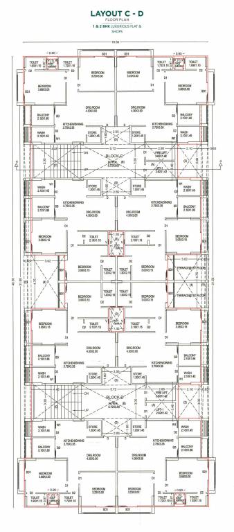  royal C & D Ground Cluster Plan