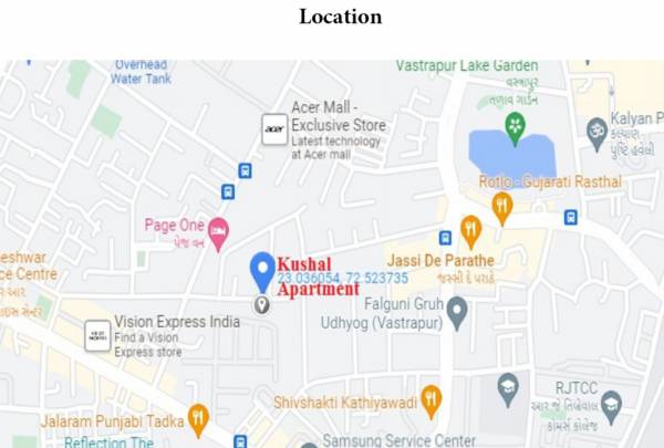  kushal-apartment Location Plan