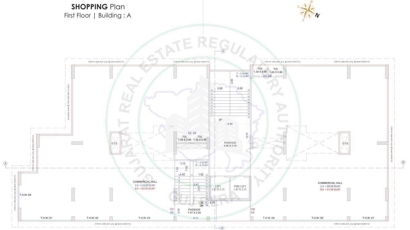  prism luxuria A Cluster Plan For 1st Floor