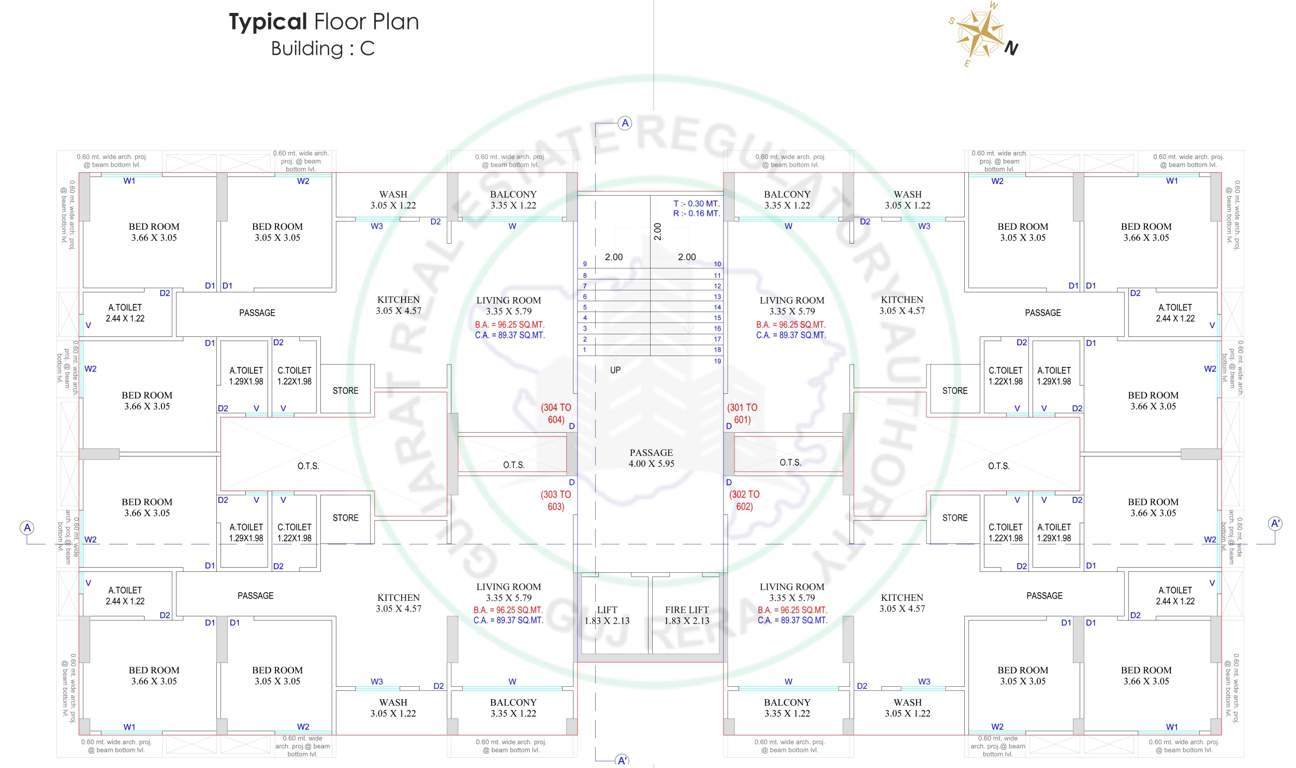  prism luxuria C Typical Cluster Plan