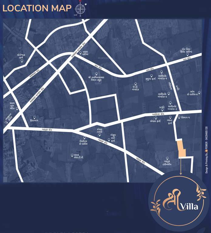  villa Location Plan