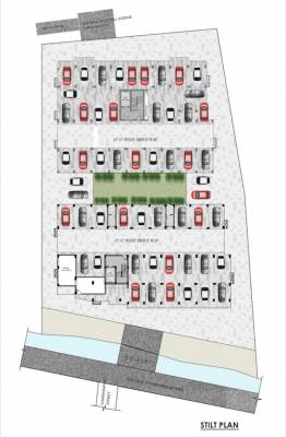  vinesh-enclave Tower 1 & 2 Stilt Floor Cluster Plan