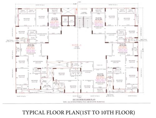  panchratna Panchratna Cluster Plan from 1st to 10th Floor
