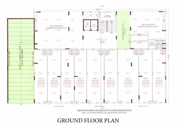  panchratna Panchratna Ground Floor Cluster Plan