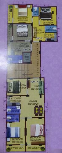  paradise Debnath paradise Cluster Plan from 1st to 5th Floor