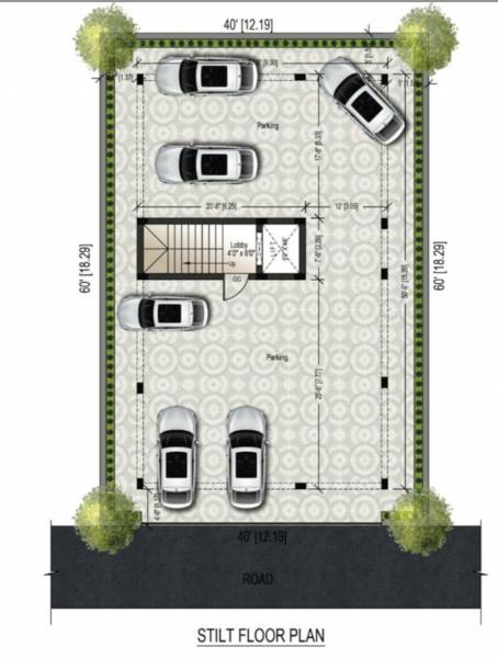  aksharam Aksharam Stilt Cluster Plan