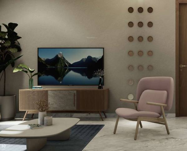  paramhans-apartment Living Area