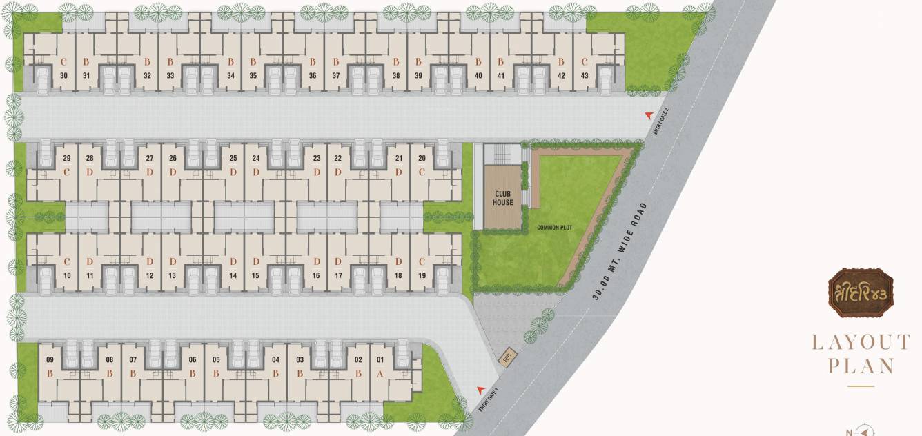  shree hari 43 Layout Plan