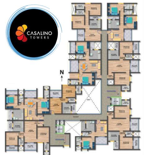 casalino-towers-phase-3 Wing A Cluster Plan