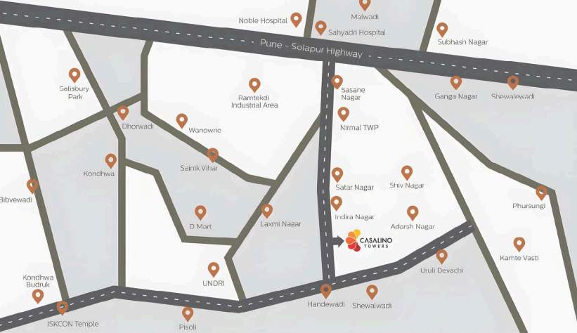 casalino towers phase 3 Location Plan