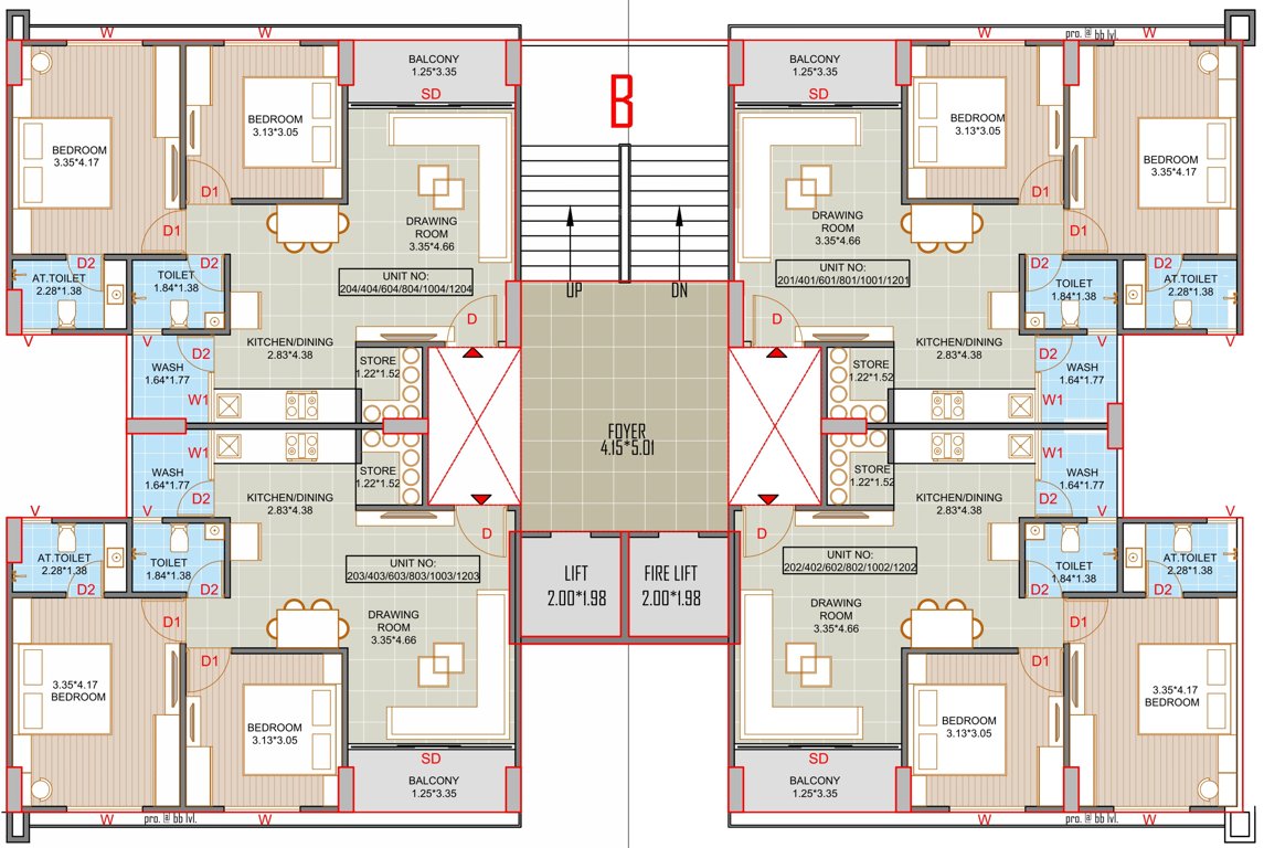  fortune 99 B Typical Cluster Plan