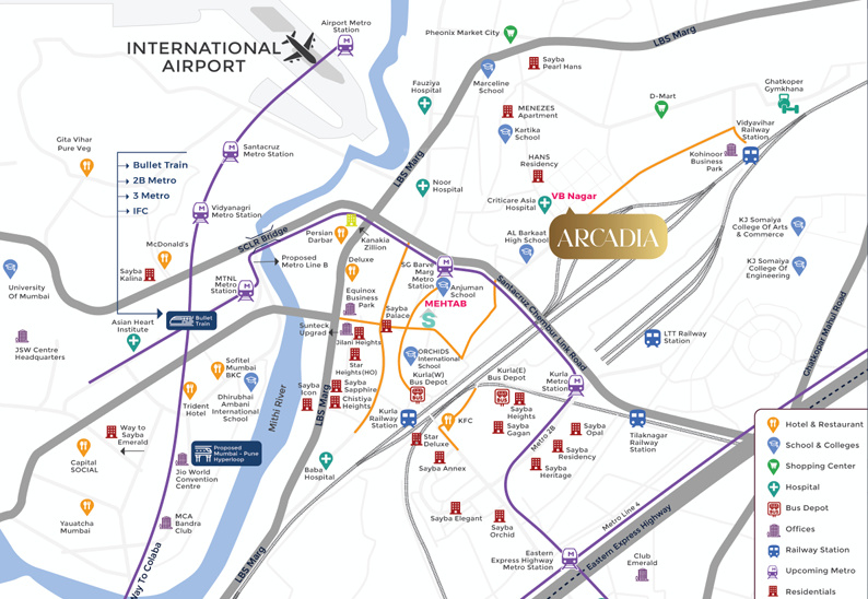  sayba arcadia Location Plan