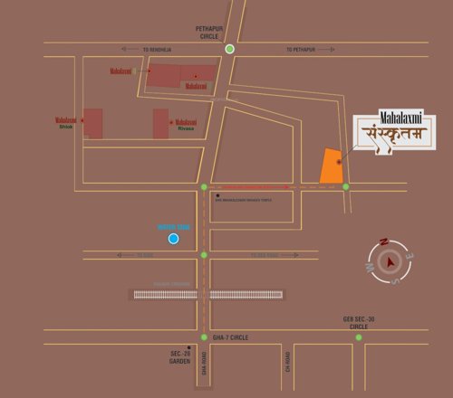  mahalaxmi-sanskrutam Location Plan