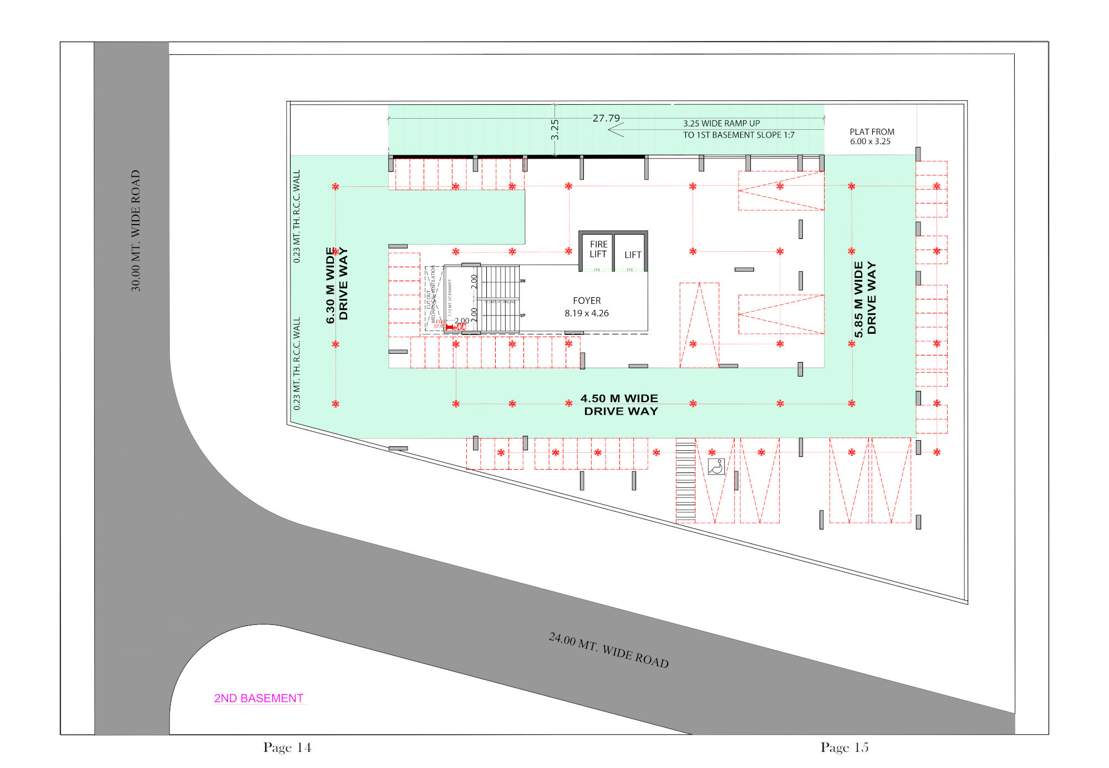  rudra heights Rudra Heights Basement 2 Floor Cluster Plan