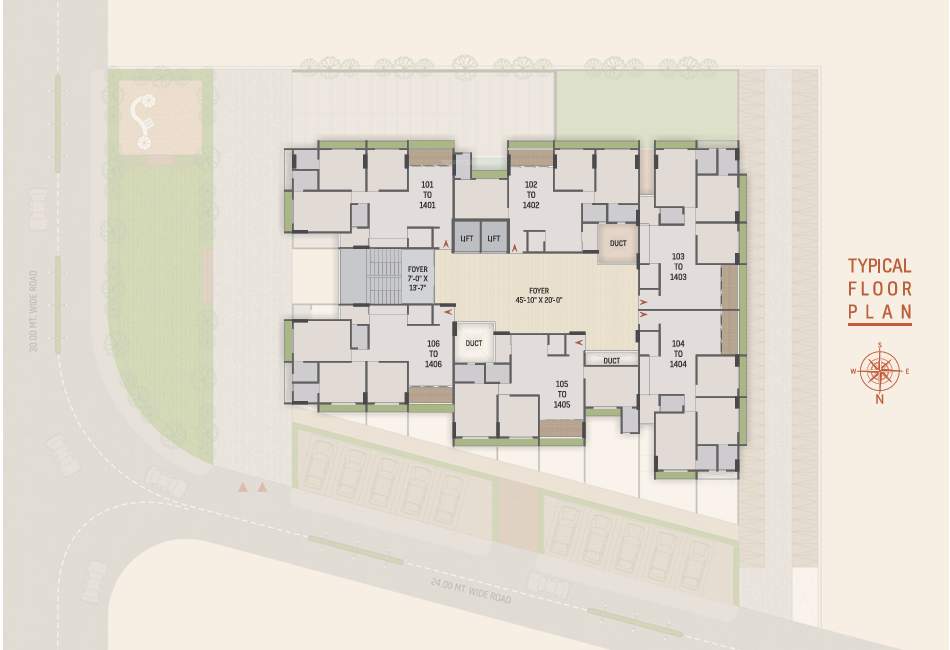  rudra heights Rudra Heights Cluster Plan